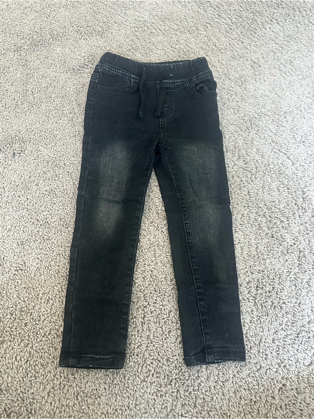 Little Bipsy Black Pull-On Skinny Denim Jeans